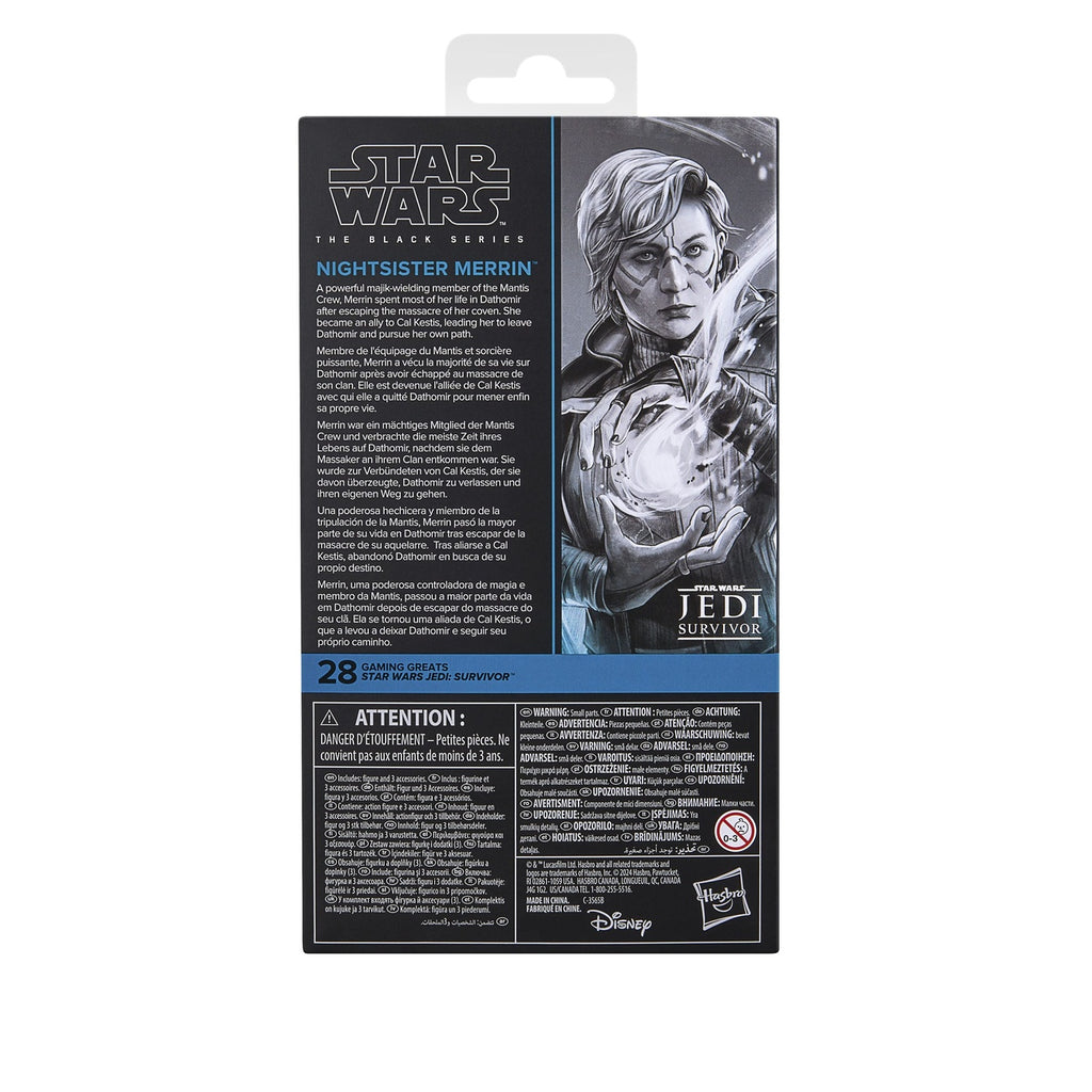 Product image Star Wars Jedi: Survivor Black Series Action Figure Nightsister Merrin 15 cm