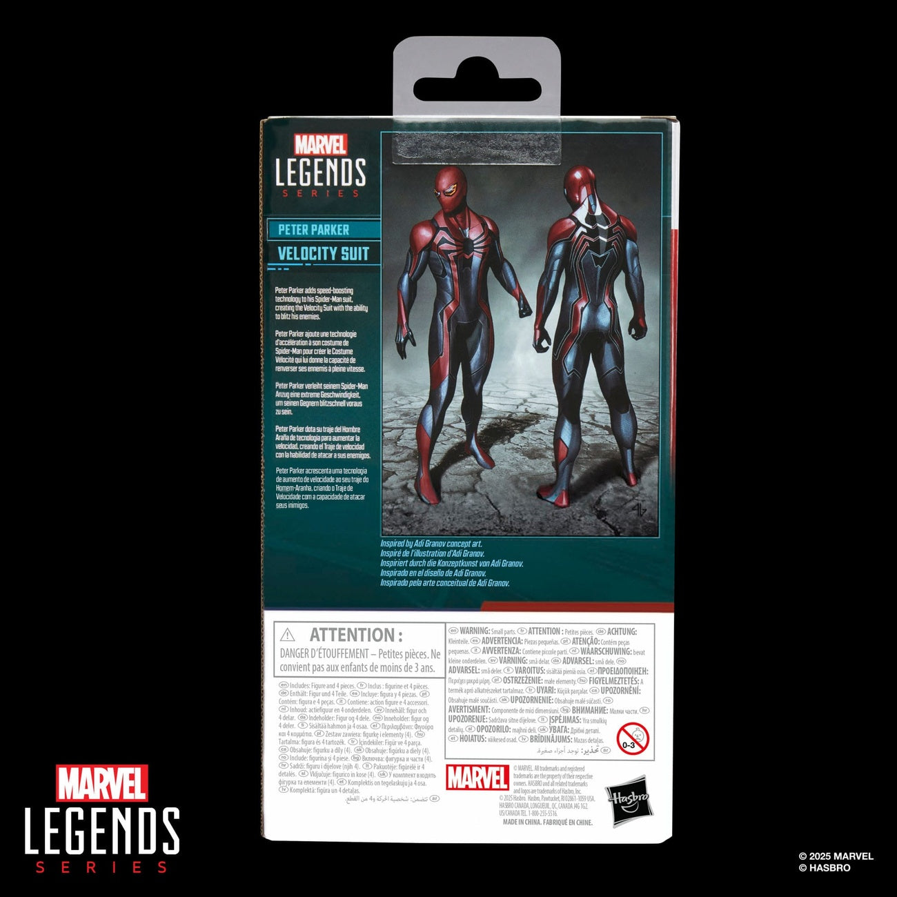 Product image Spider-Man Marvel Legends Gamerverse Action Figure Peter Parker Velocity Suit 15 cm