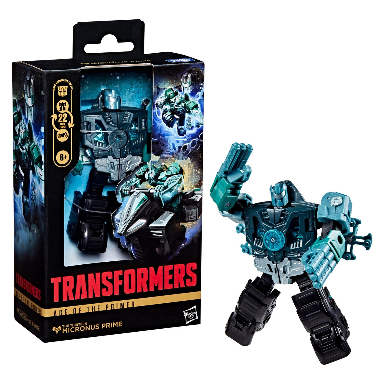 Product image Transformers Age of the Primes Deluxe Class Action Figure The Thirteen: Micronus Prime 14 cm