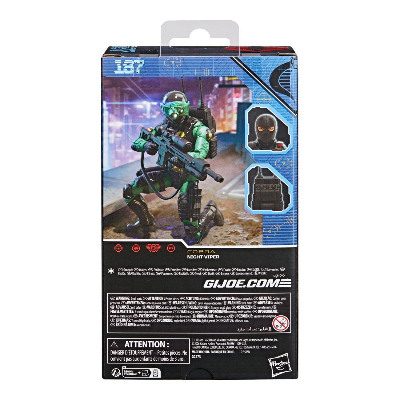 Product image G.I. Joe Classified Series Action Figure Night-Viper 15 cm