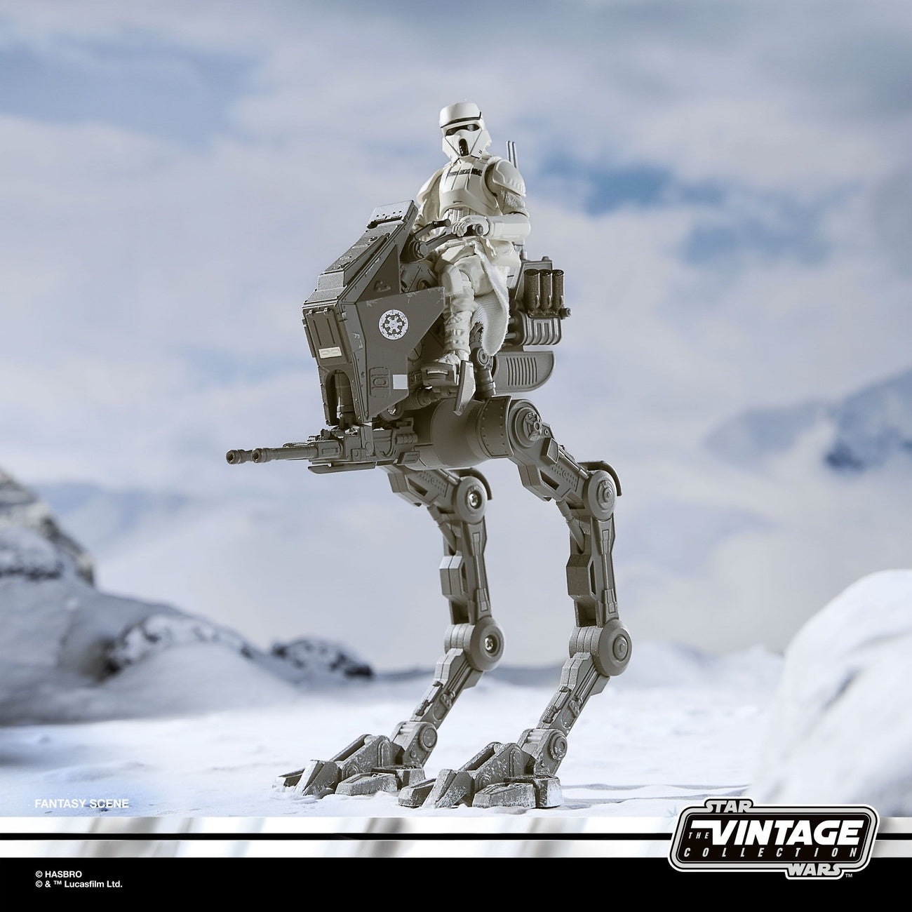Product image Star Wars: The Mandalorian & Grogu Vintage Collection Vehicle Imperial Remnant AT-RT 10 cm