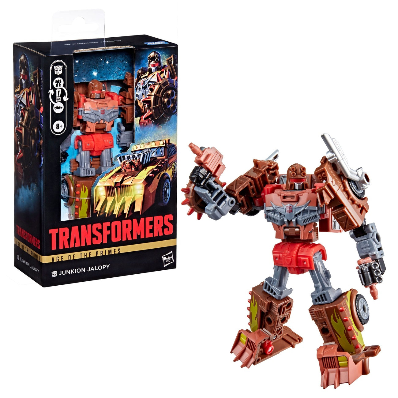 Product image Transformers Age of Primes Deluxe Class Action Figure Junkion Jalopy 14 cm