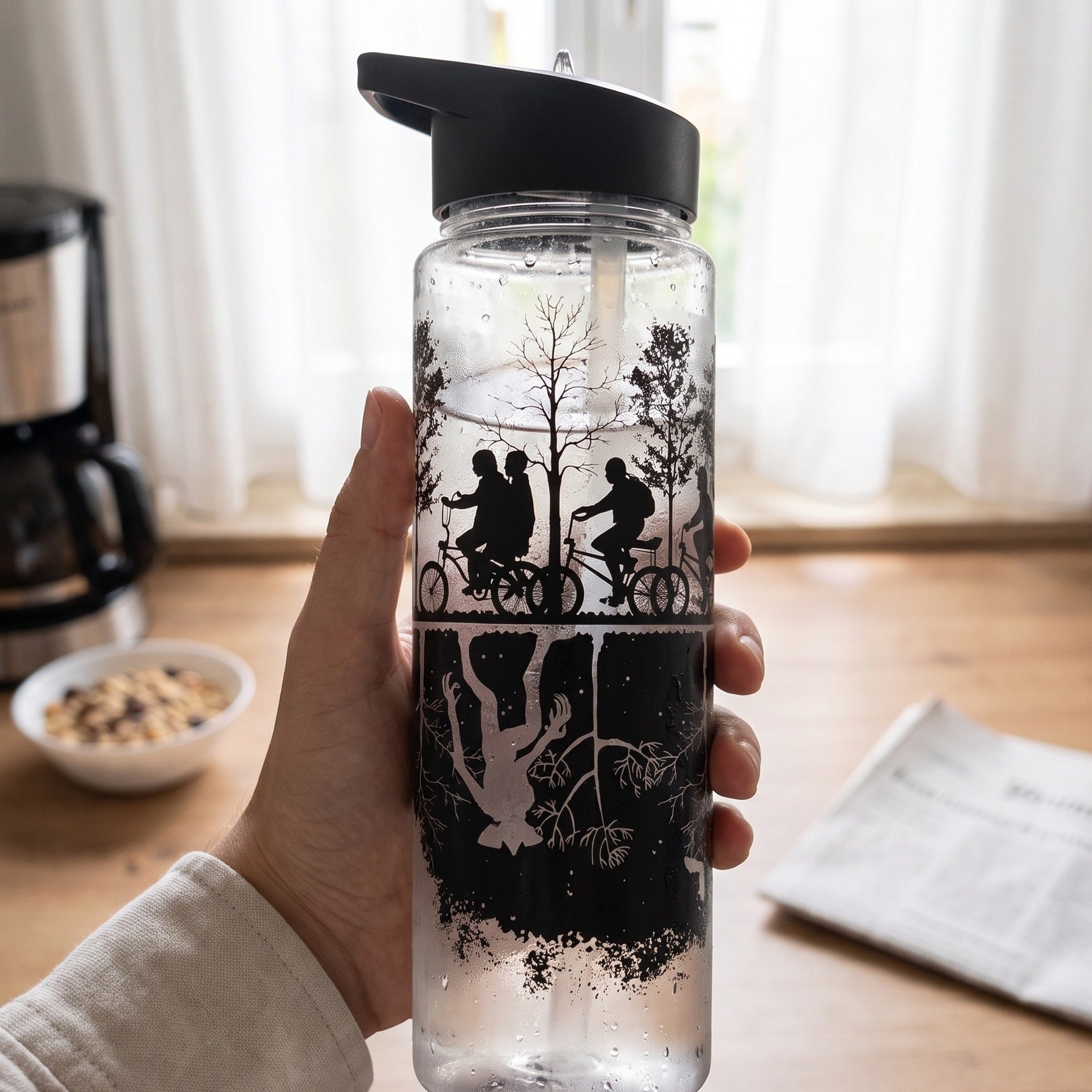 Product image Stranger Things Water Bottle Upside Down