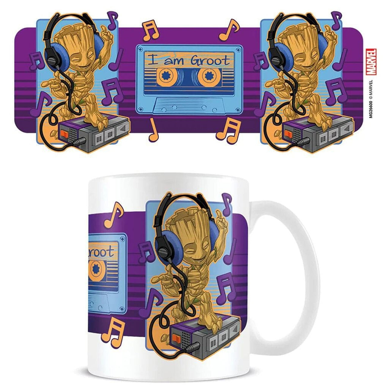 Product image Marvel Mug Guardians of the Galaxy Groot Cassette