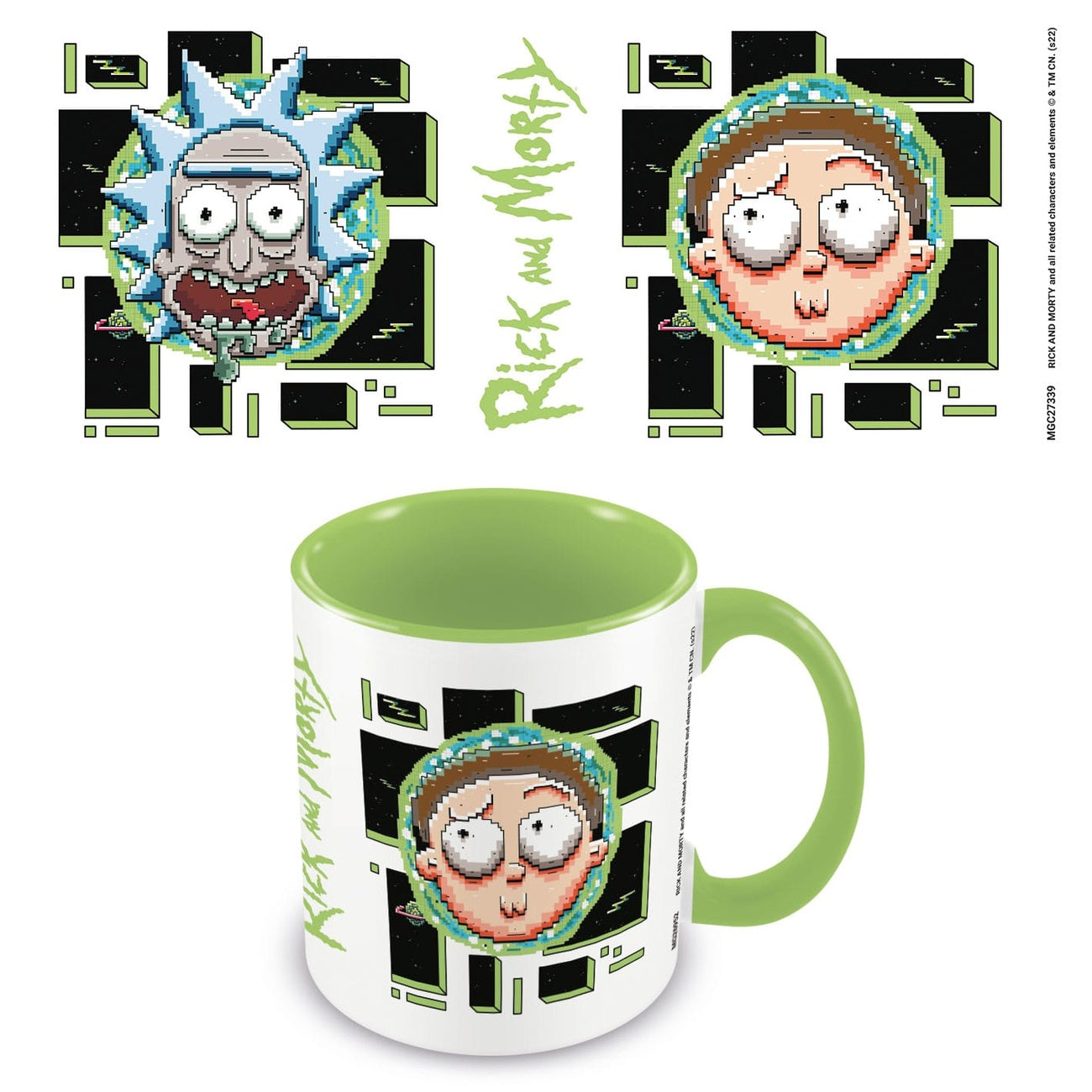 Product image Rick and Morty Mug Pixel Breakout