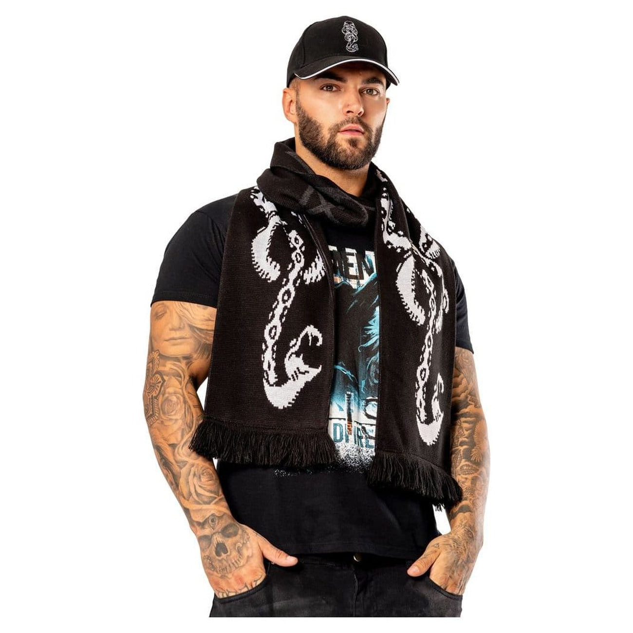 Product image Harry Potter Scarf Dark Arts Spell Long Length Black