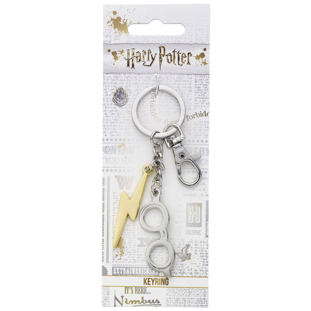 Product image Harry Potter Keychain Lightning & Glasses (silver-plated)