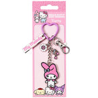 Product image Hello Kitty Keychain with My Melody Charm 15 cm