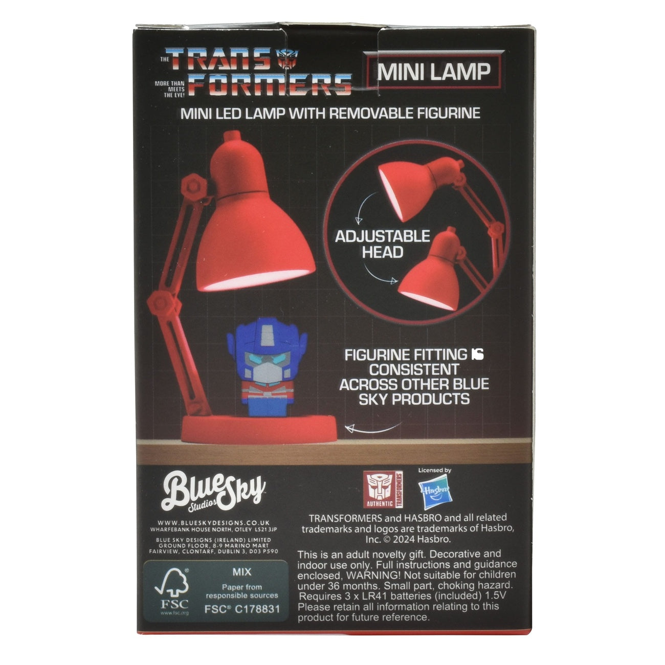 Product image Transformers Mini LED Lamp with Figure 10 cm