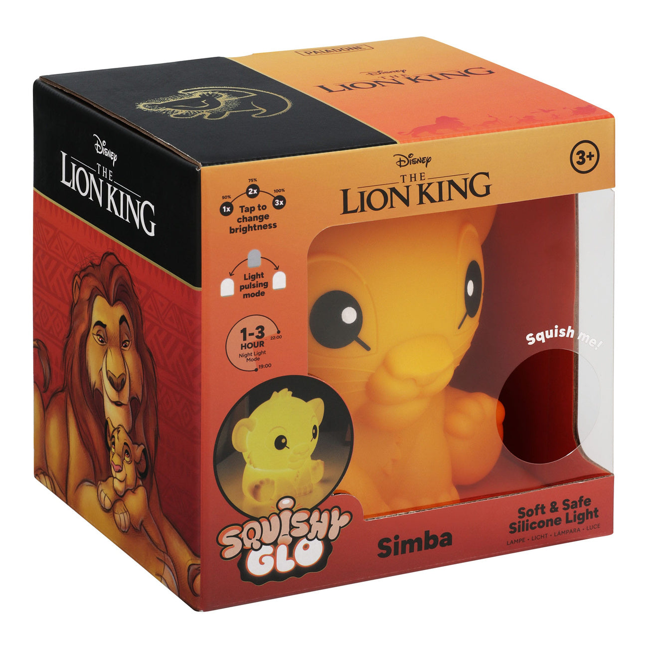 Product image Disney Squishy Glo Silicone Light The Lion King Simba 15 cm