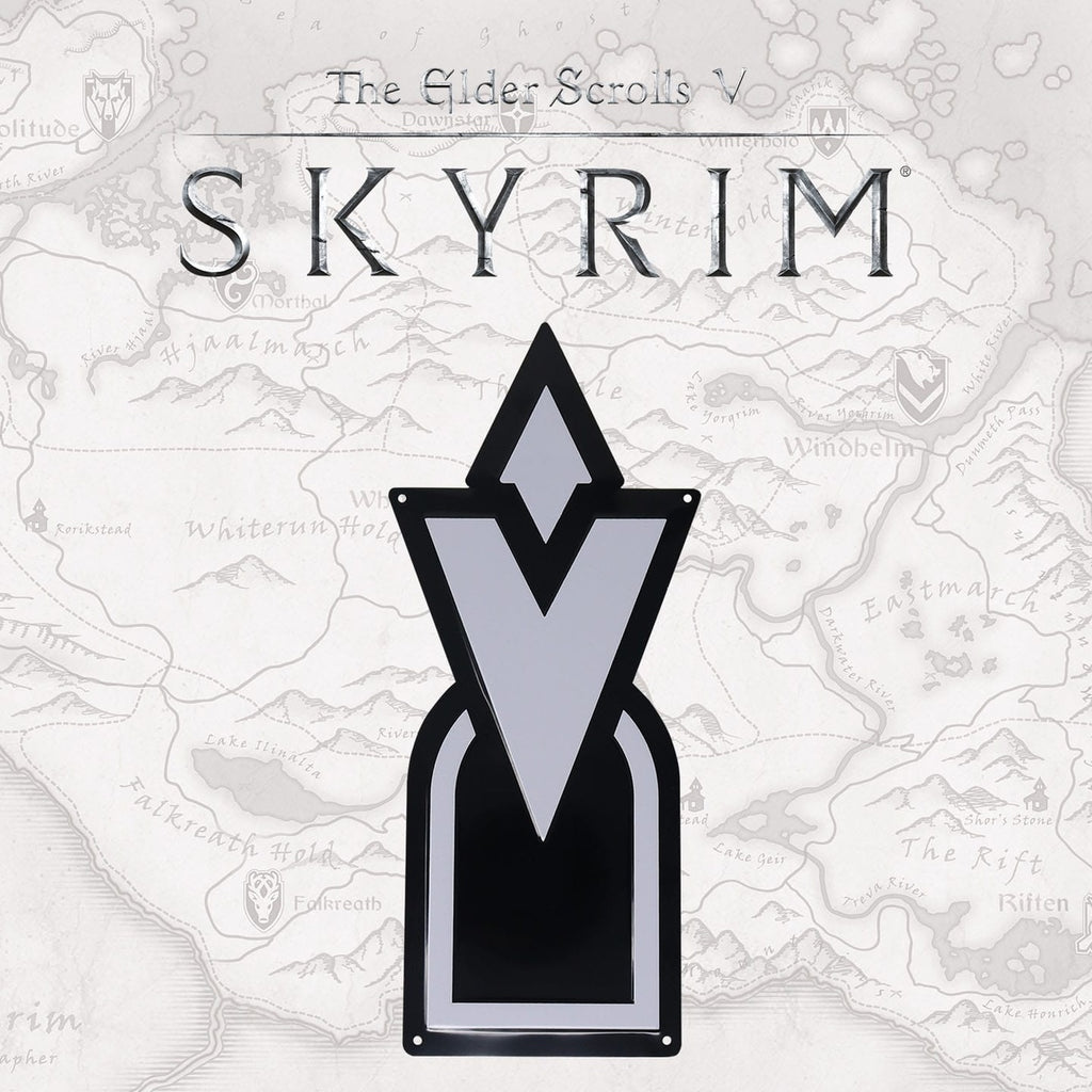 Product image Elder Scrolls Skyrim Metal Sign Skyrim Quest Marker