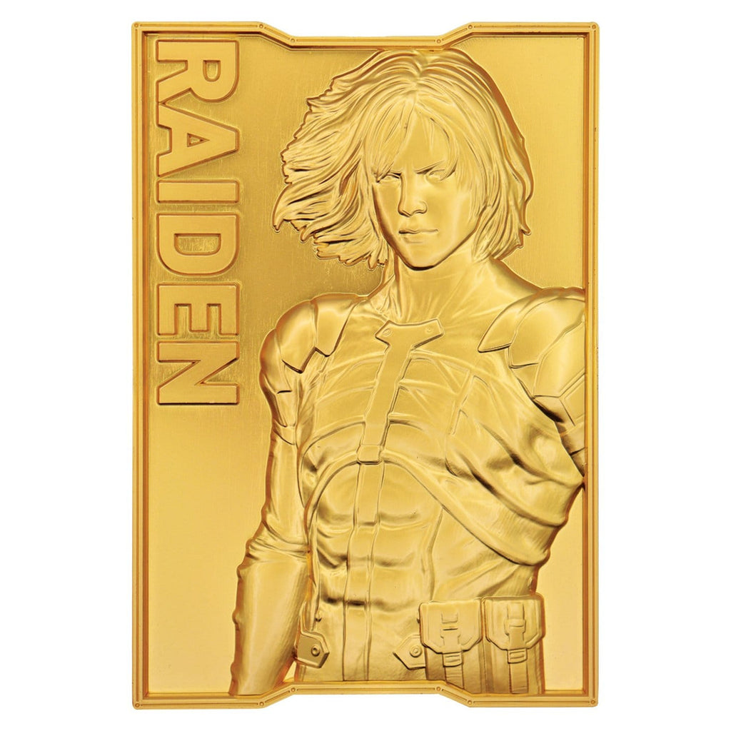 Product image Metal Gear Solid 2 Metal Ingot Raiden 24k Gold Plated Limited Edition