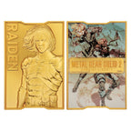 Product image Metal Gear Solid 2 Metal Ingot Raiden 24k Gold Plated Limited Edition