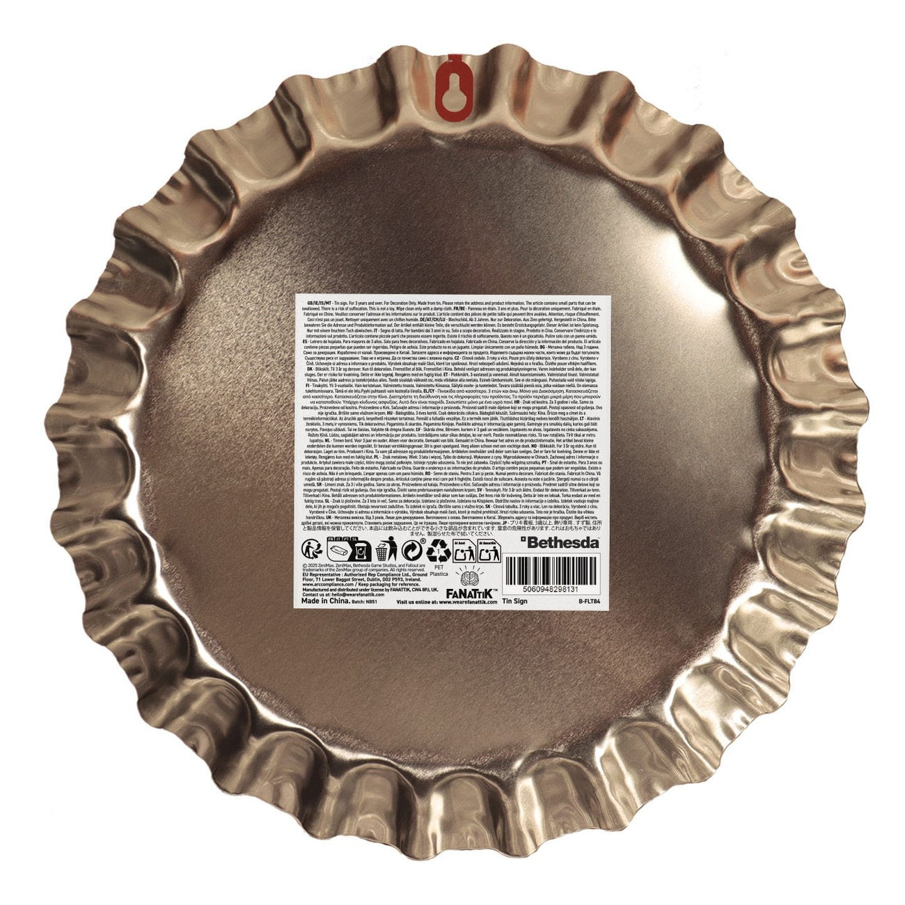 Product image Fallout Metal Sign Sunset Sarsaparilla Bottle Cap