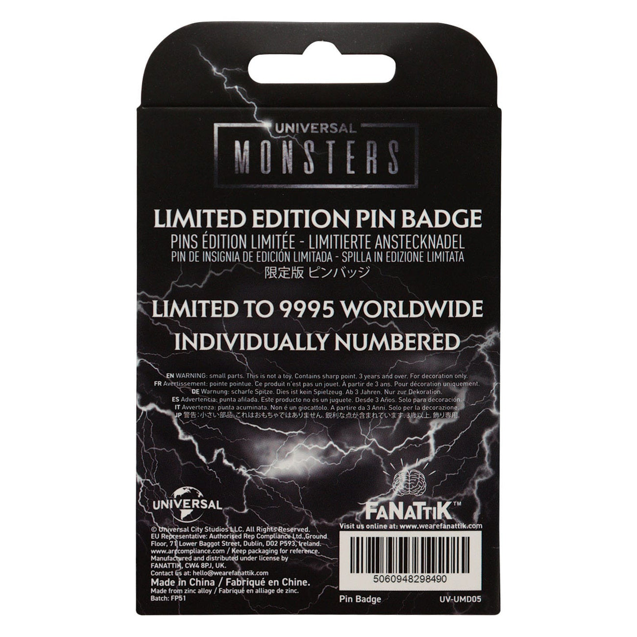 Product image Universal Monsters Limited Edition Pin