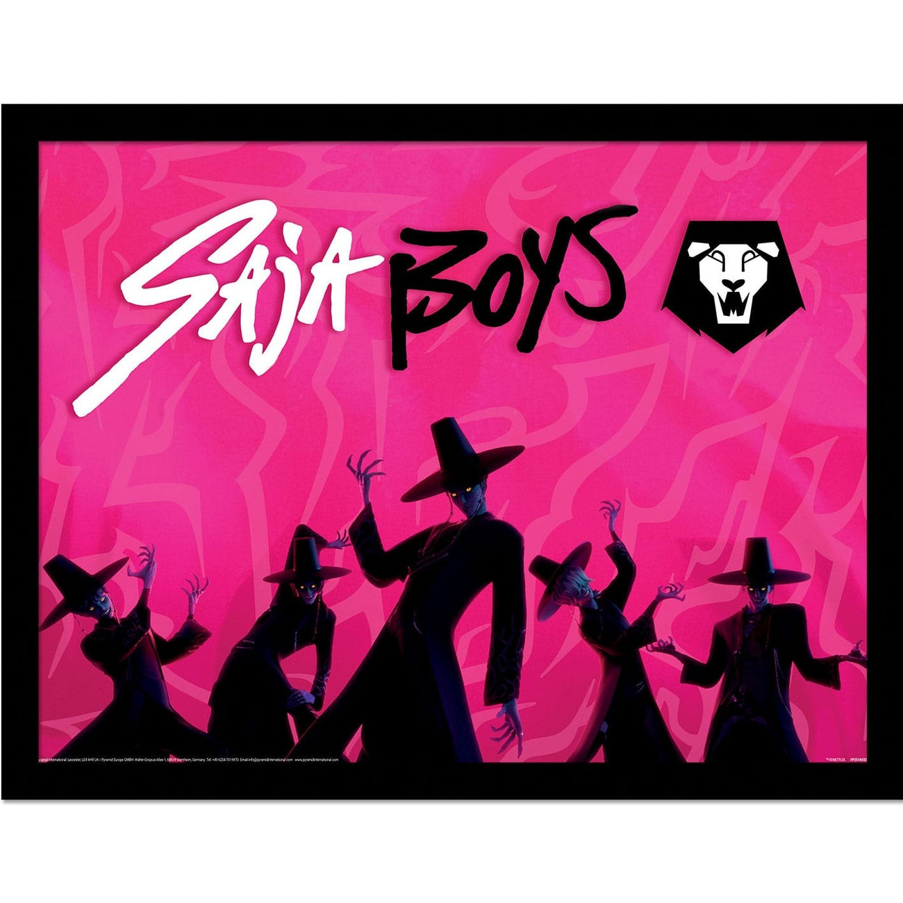 Product image K-Pop Demon Hunters Collector Print – Framed Poster Saja Boys Idol