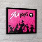 Product image K-Pop Demon Hunters Collector Print – Framed Poster Saja Boys Idol