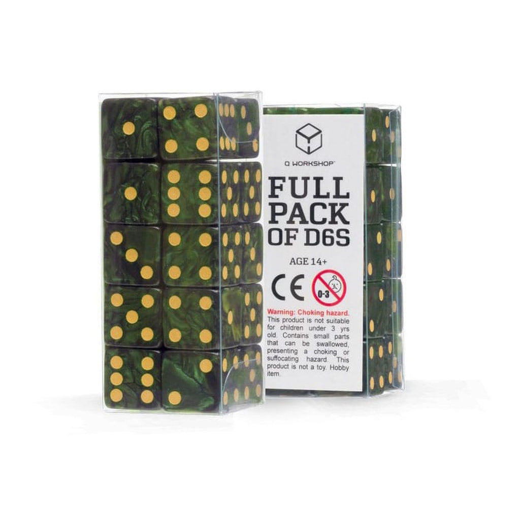 Product image Q Workshop Dice Set Full Pack D6 Green (20)