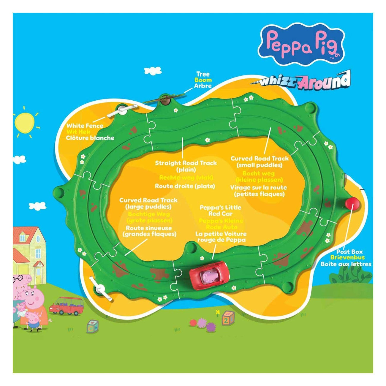 Product image Peppa Pig Whizz Around Peppa’s Little Red Car Set