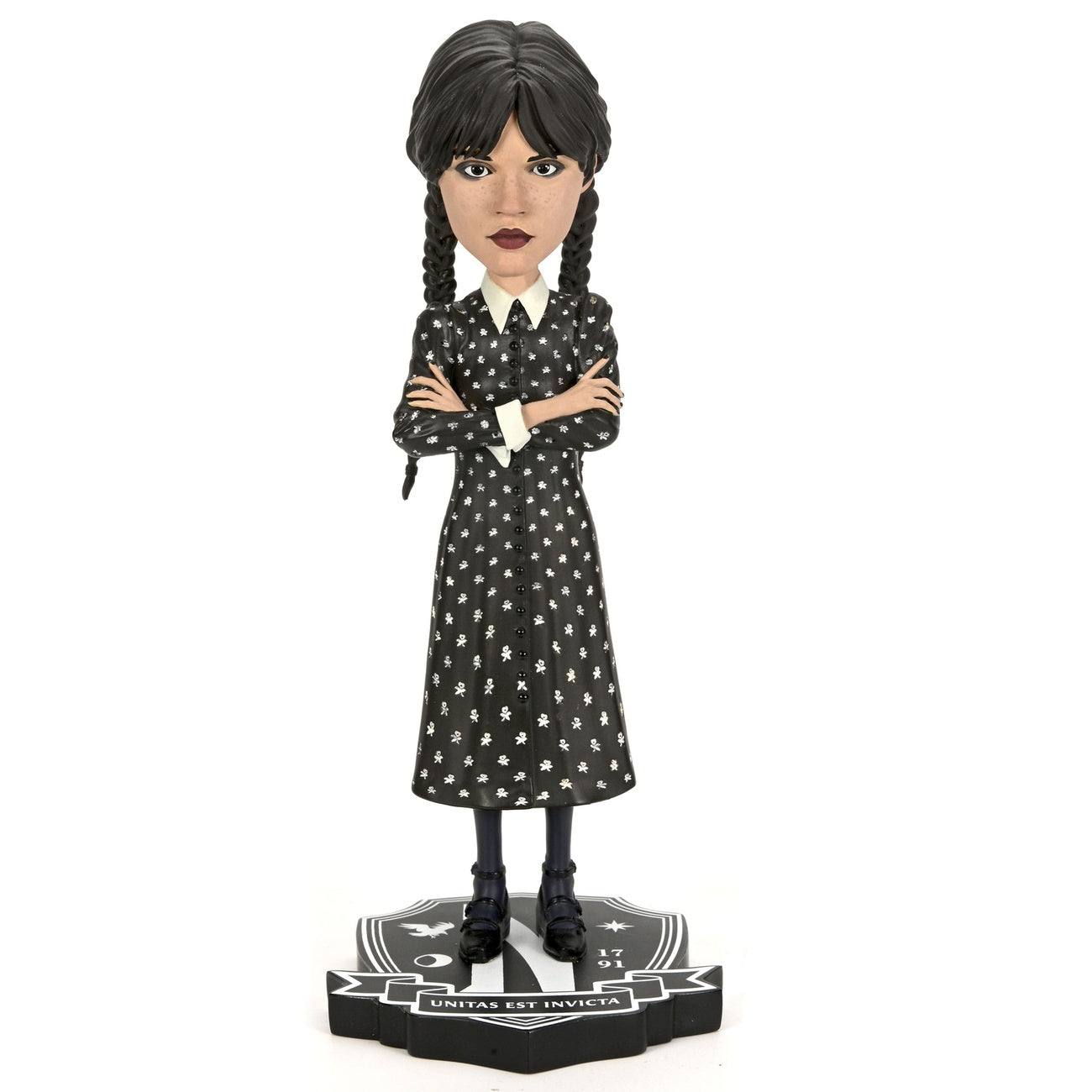 Product image Wednesday Head Knocker Bobblehead Figure Wednesday Addams 21 cm