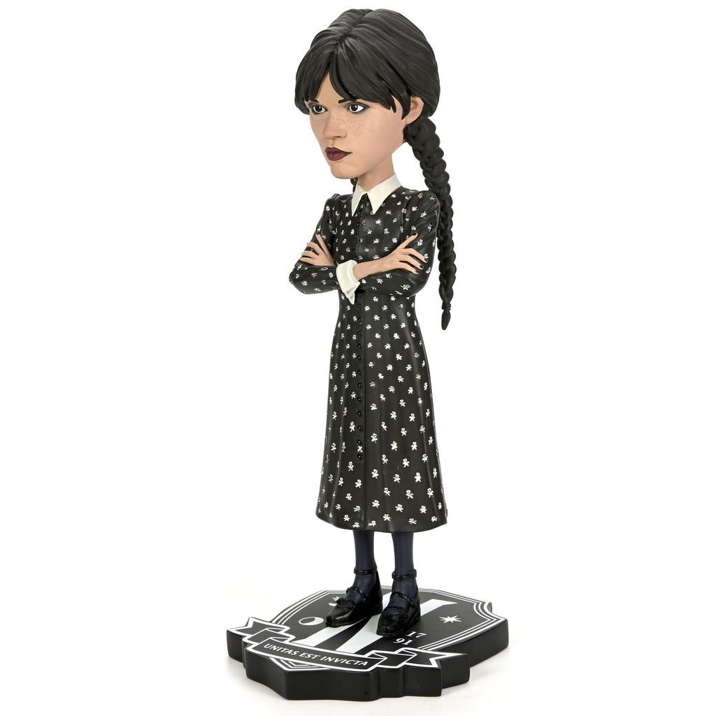 Product image Wednesday Head Knocker Bobblehead Figure Wednesday Addams 21 cm