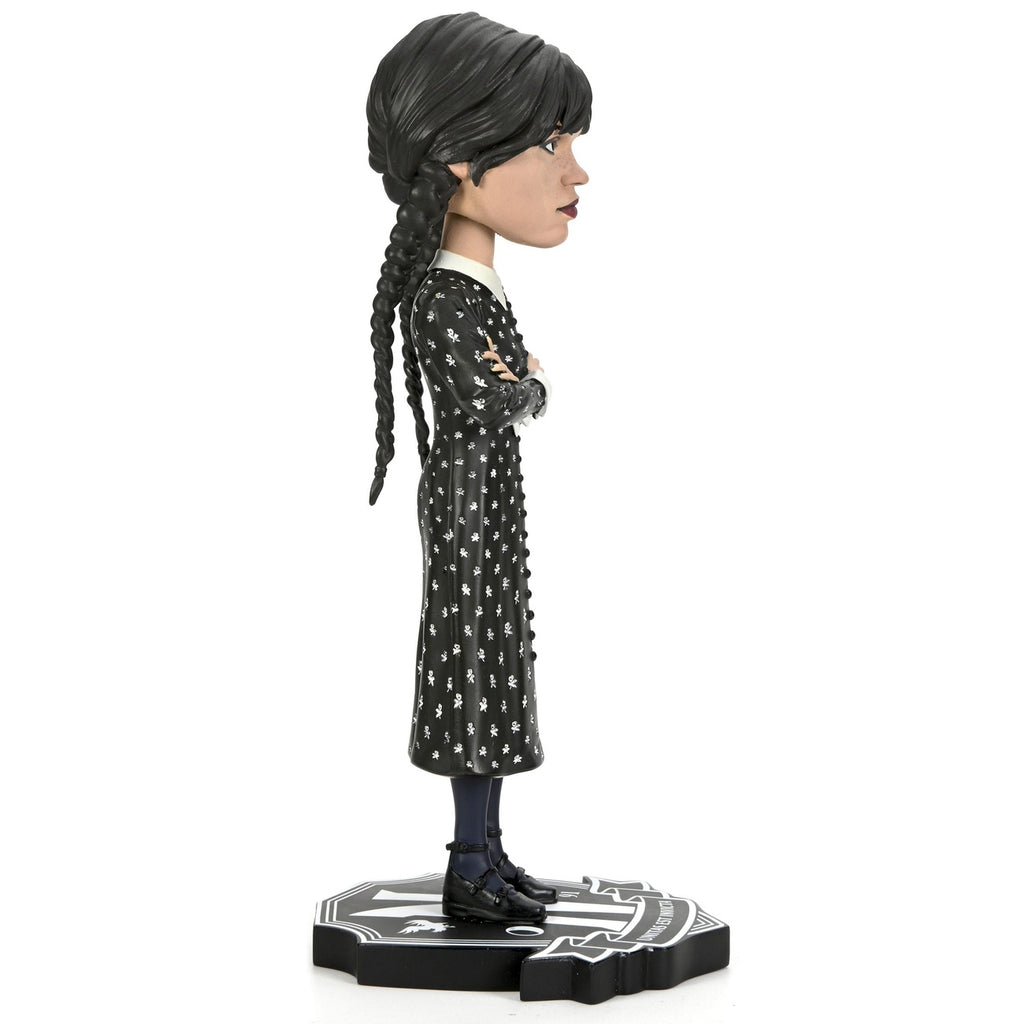 Product image Wednesday Head Knocker Bobblehead Figure Wednesday Addams 21 cm
