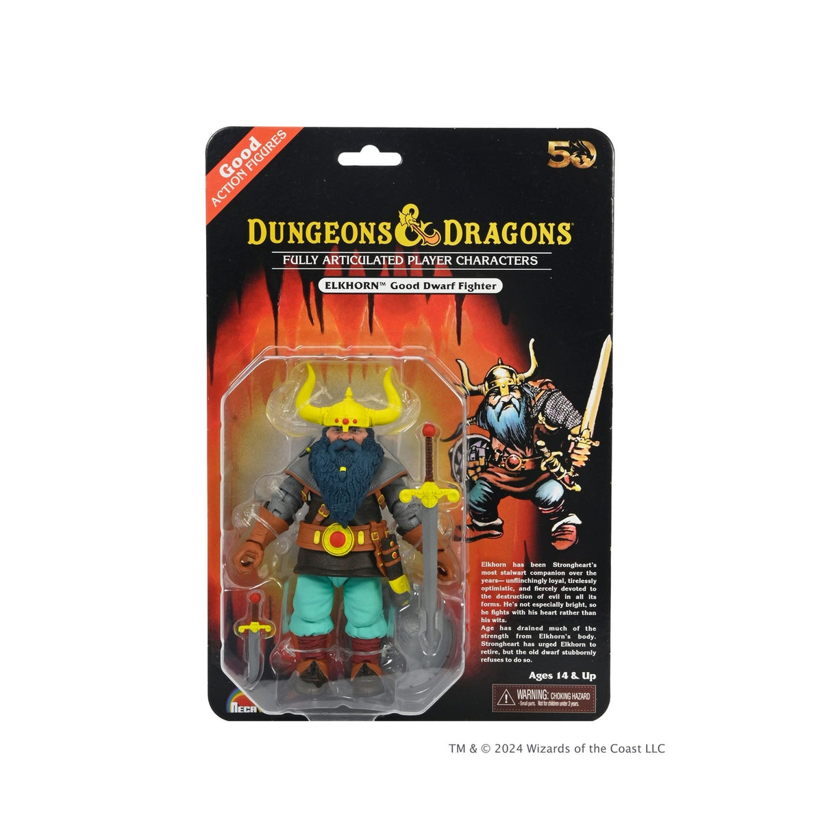 Product image Dungeons & Dragons Scale Action Figure 50th Anniversary Elkhorn on Blister Card 18 cm