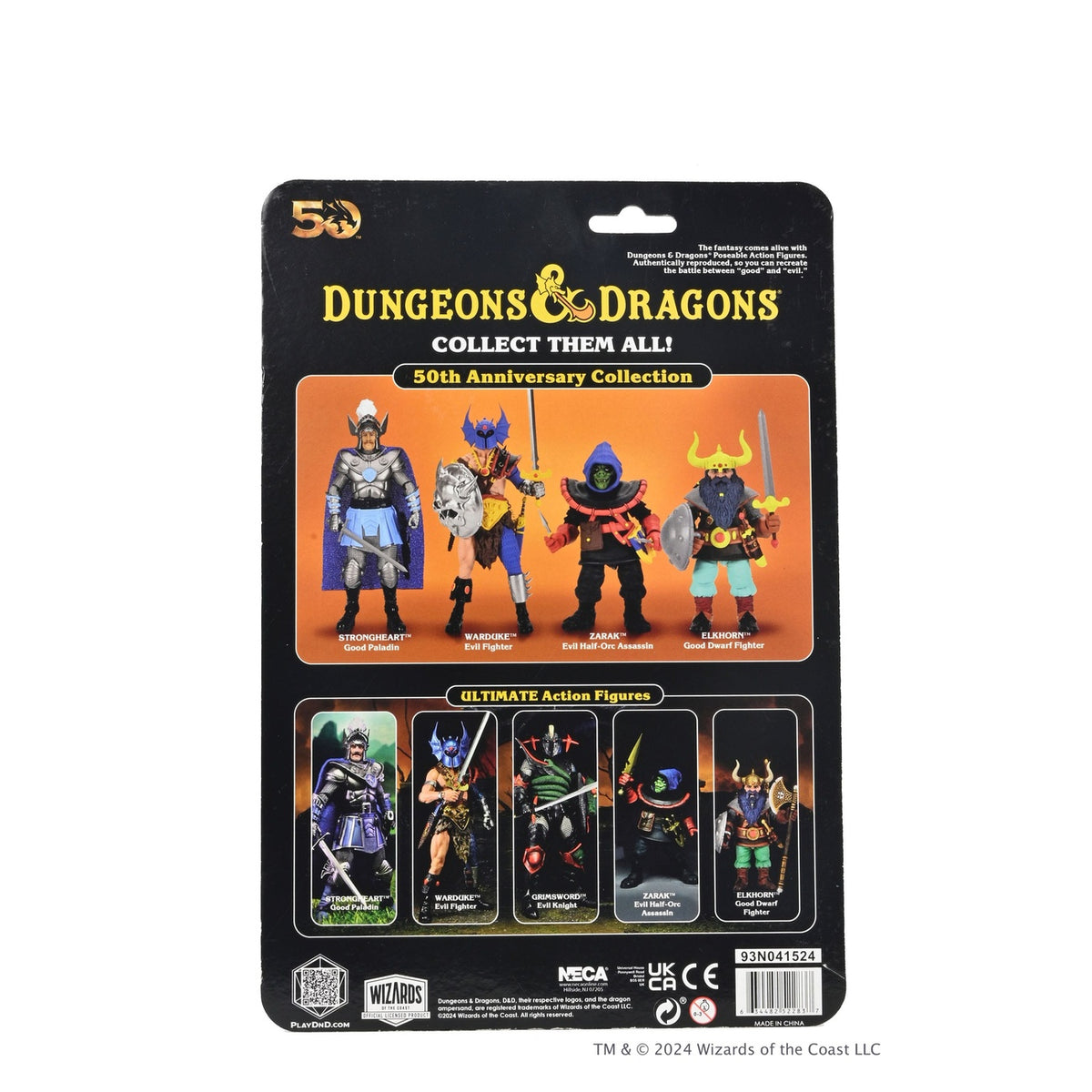 Product image Dungeons & Dragons Scale Action Figure 50th Anniversary Zarak on Blister Card 18 cm