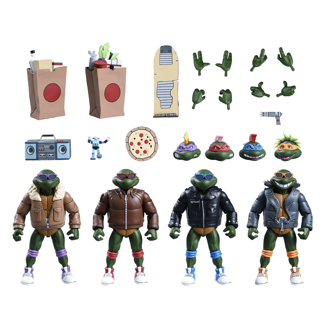 Product image Teenage Mutant Ninja Turtles (Cartoon) Action Figure 4-Pack Punk Turtles 18 cm