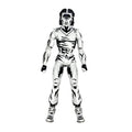 Product image Teenage Mutant Ninja Turtles Action Figure Casey Jones Black & White 18 cm