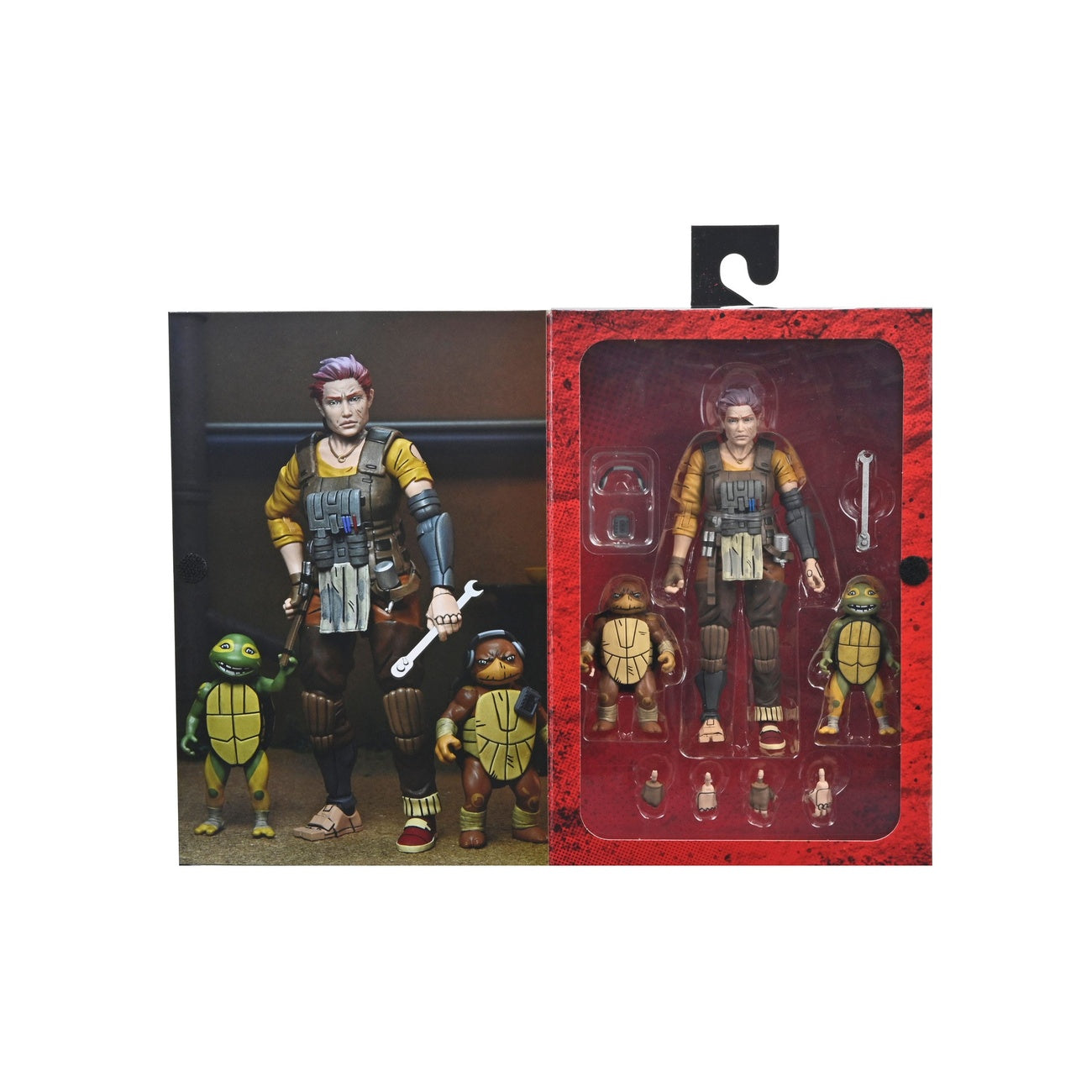 Product image Teenage Mutant Ninja Turtles (The Last Ronin The Lost Years) action figure Grammy April with Baby Yi & Moja 18 cm