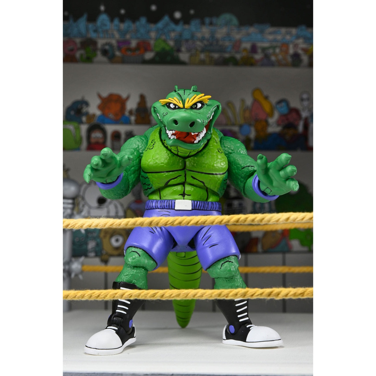 Product image Teenage Mutant Ninja Turtles (Archie Comics) Action Figure Stump Wrestling Leatherhead 18 cm