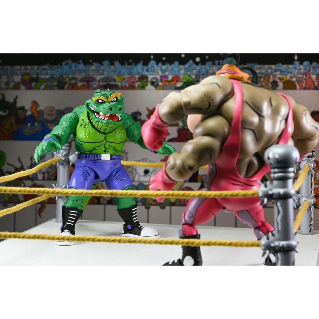 Product image Teenage Mutant Ninja Turtles (Archie Comics) Action Figure Stump Wrestling Leatherhead 18 cm