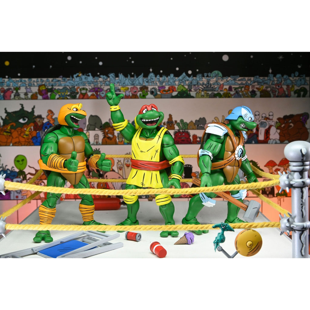Product image Teenage Mutant Ninja Turtles (Archie Comics) Action Figure 4-Pack Stump Wrestling Turtles 18 cm