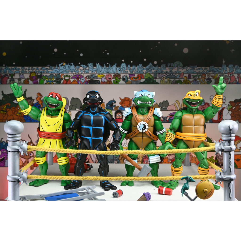 Product image Teenage Mutant Ninja Turtles (Archie Comics) Action Figure 4-Pack Stump Wrestling Turtles 18 cm