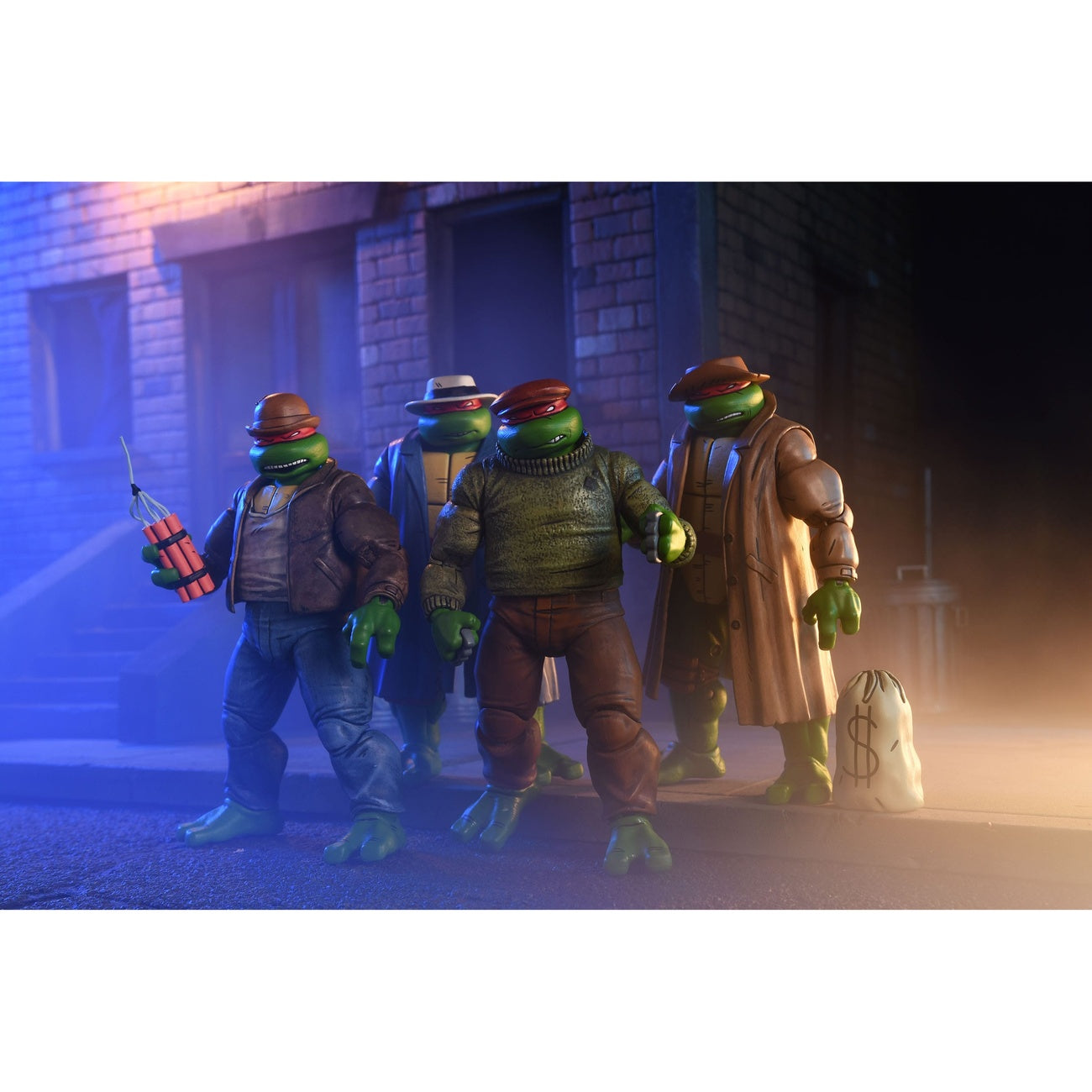 Product image Teenage Mutant Ninja Turtles Action Figures 4-Pack Gangster Turtles 18 cm