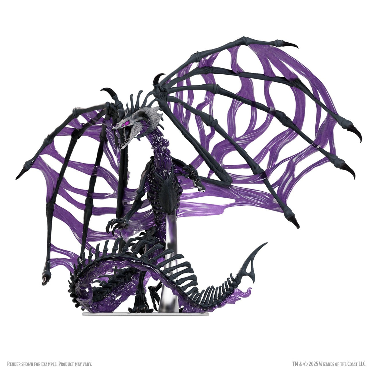 Product image D&D Icons of the Realms Boxed Miniatures pre‑painted Black Dracolich 30 cm