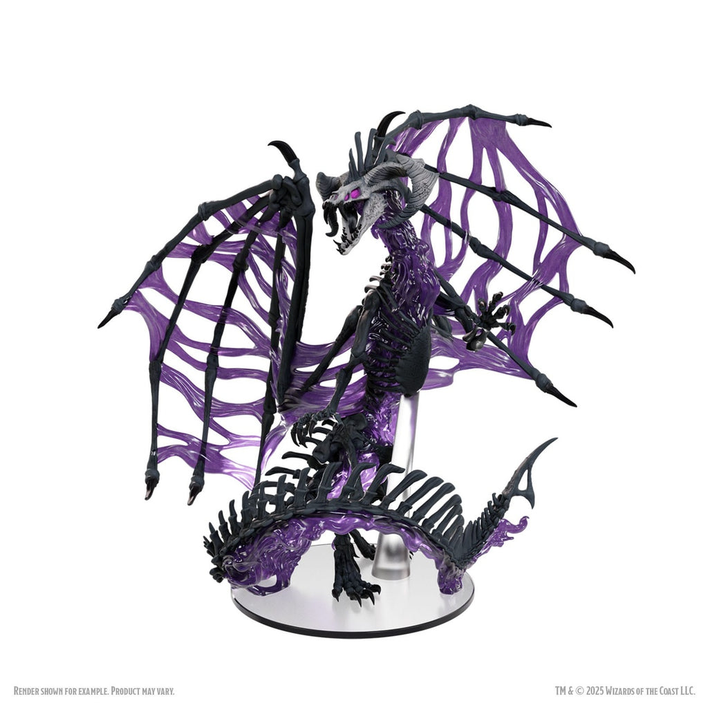 Product image D&D Icons of the Realms Boxed Miniatures pre‑painted Black Dracolich 30 cm
