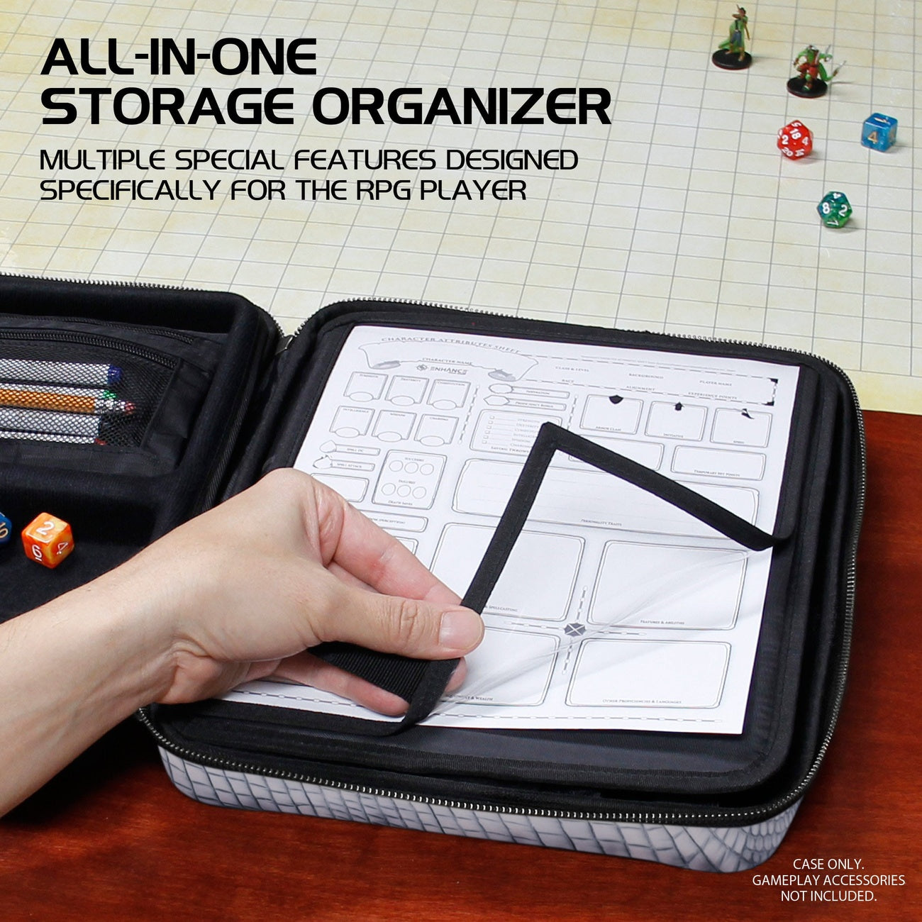 Product image Enhance RPG Series Collector's Edition Organizer Case Silver