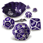 Product image Enhance Tabletop Series Metal RPG Dice Set Purple (7)