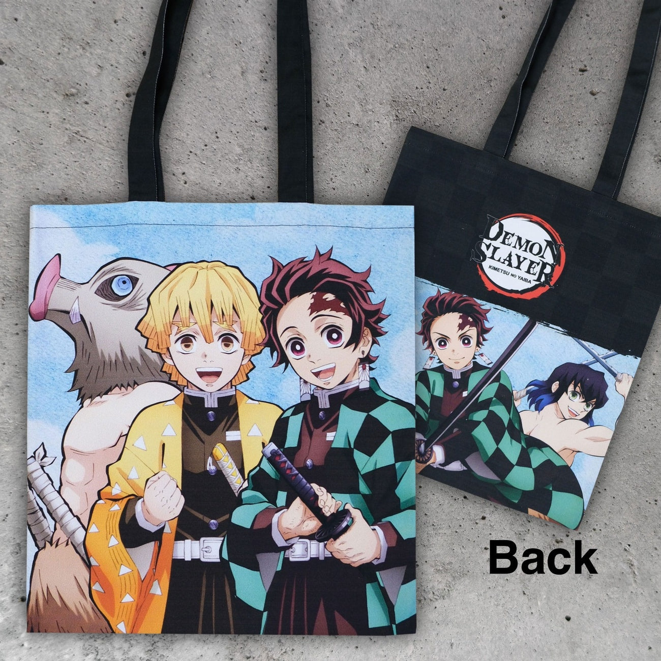 Product image Demon Slayer: Kimetsu no Yaiba Tote Bag Inosuke, Zenitsu, Tanjiro
