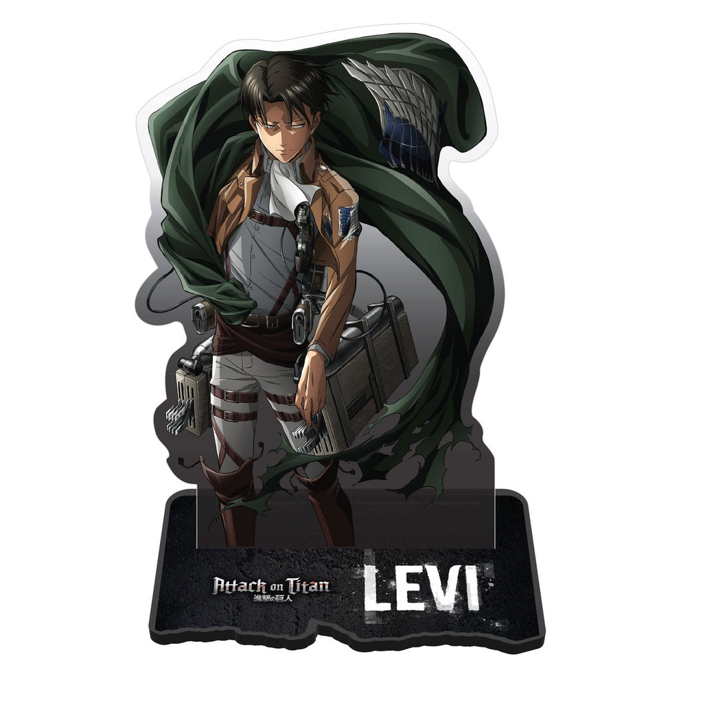 Product image Attack on Titan Acrylic Figure Levi Battle-Ready 18 cm