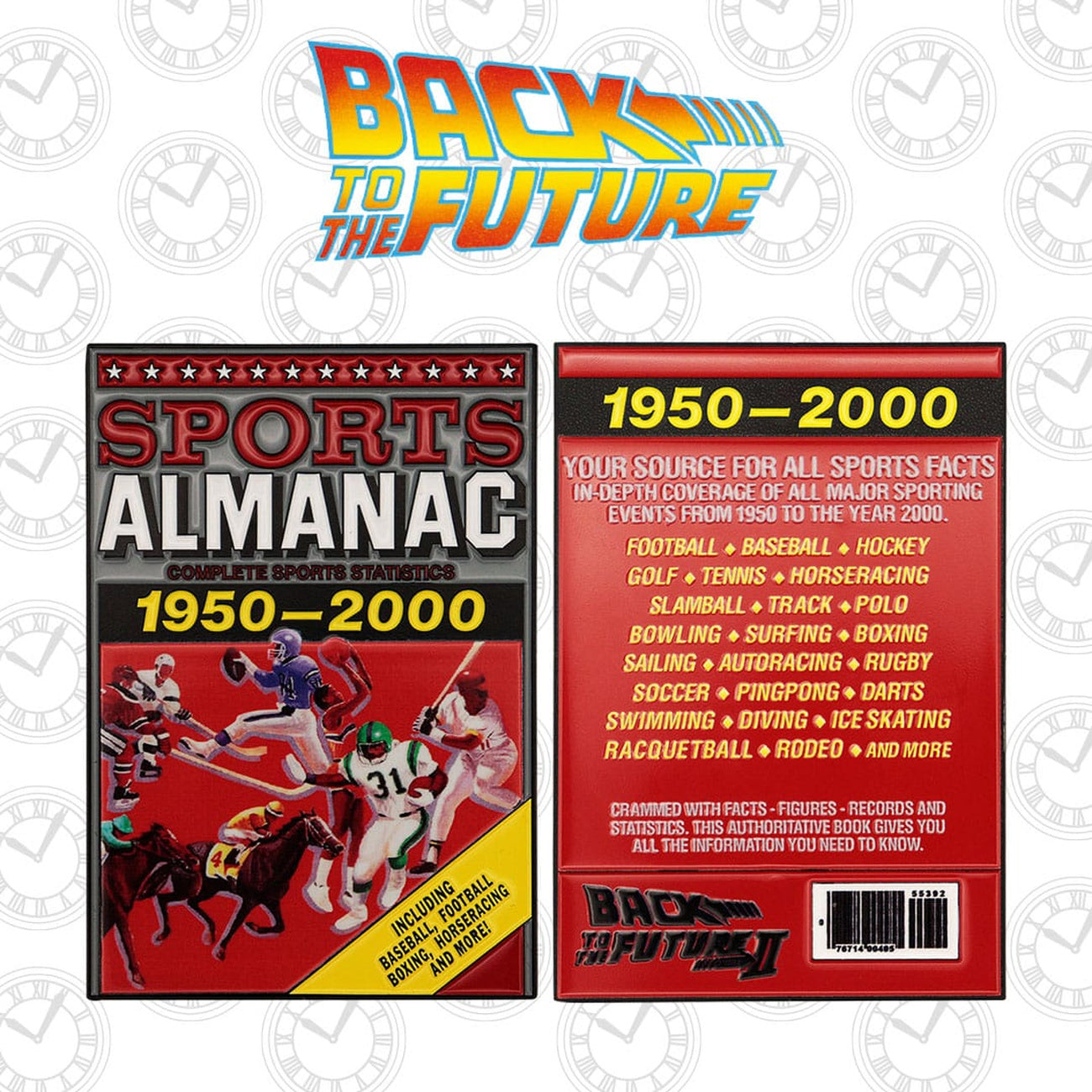 Product image Back to the Future Metal Bar Sports Almanac Limited Edition