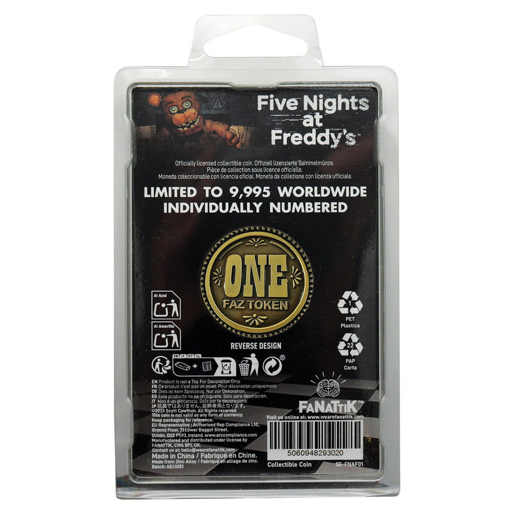 Product image Five Nights at Freddy's Collectible Coin One Faz Token Limited Edition