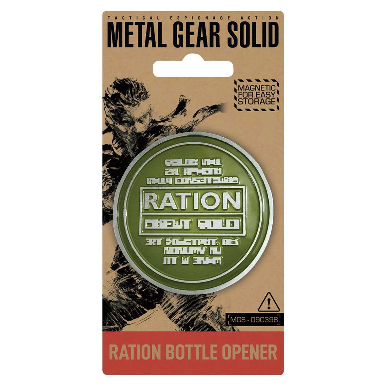 Product image Metal Gear Solid Bottle Opener Solid Ration 8 cm