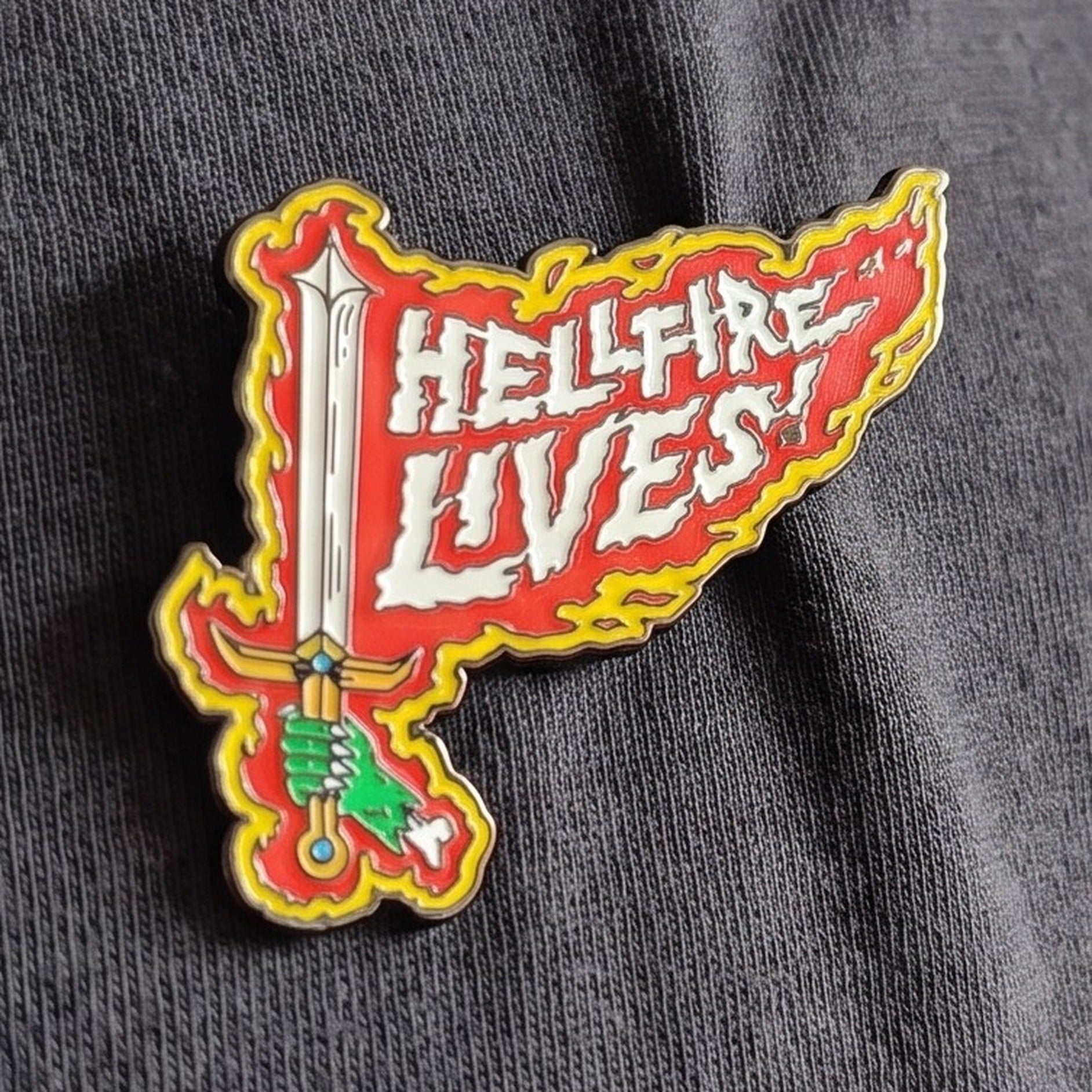 Product image Stranger Things Pin Hellfire Lives Limited Edition