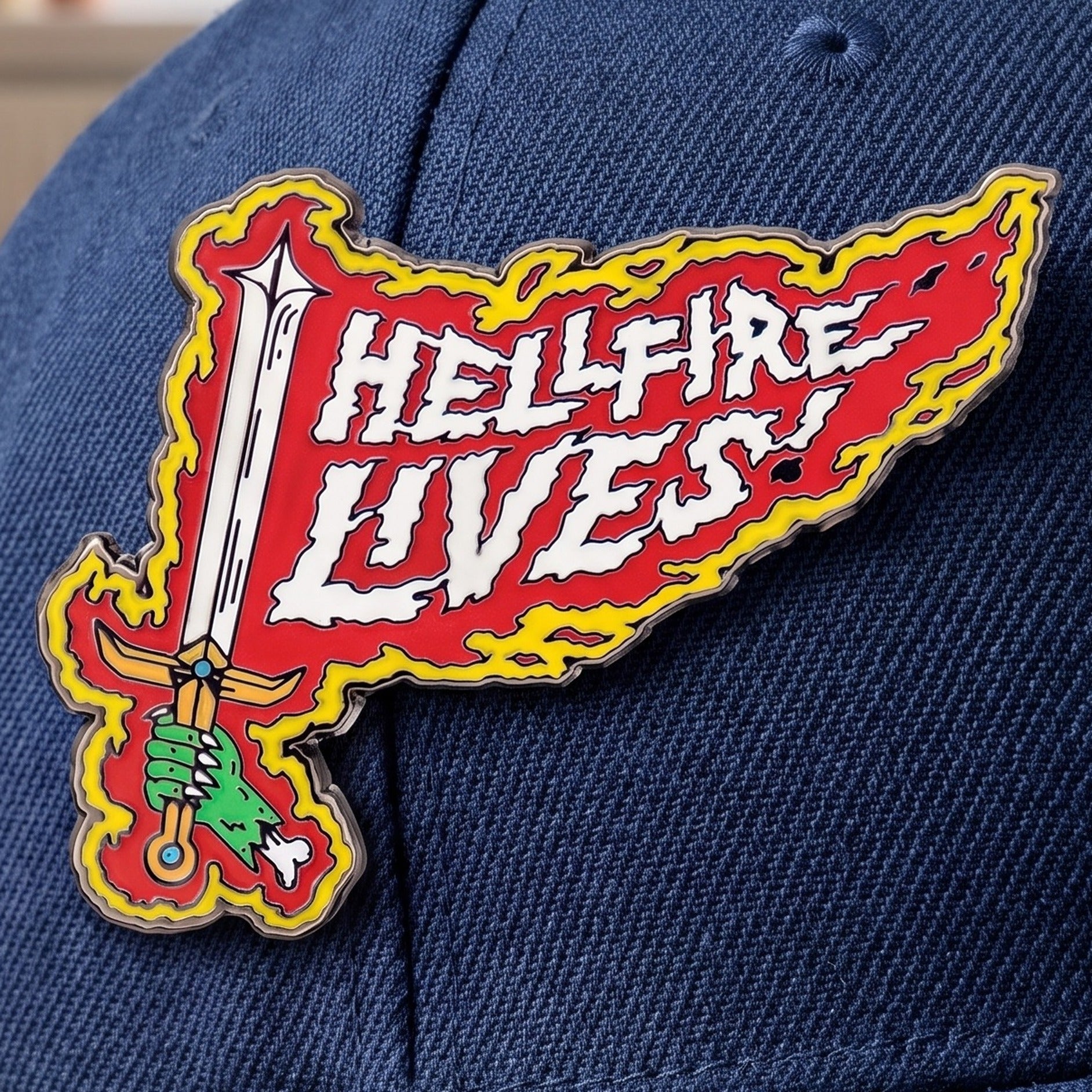 Product image Stranger Things Pin Hellfire Lives Limited Edition