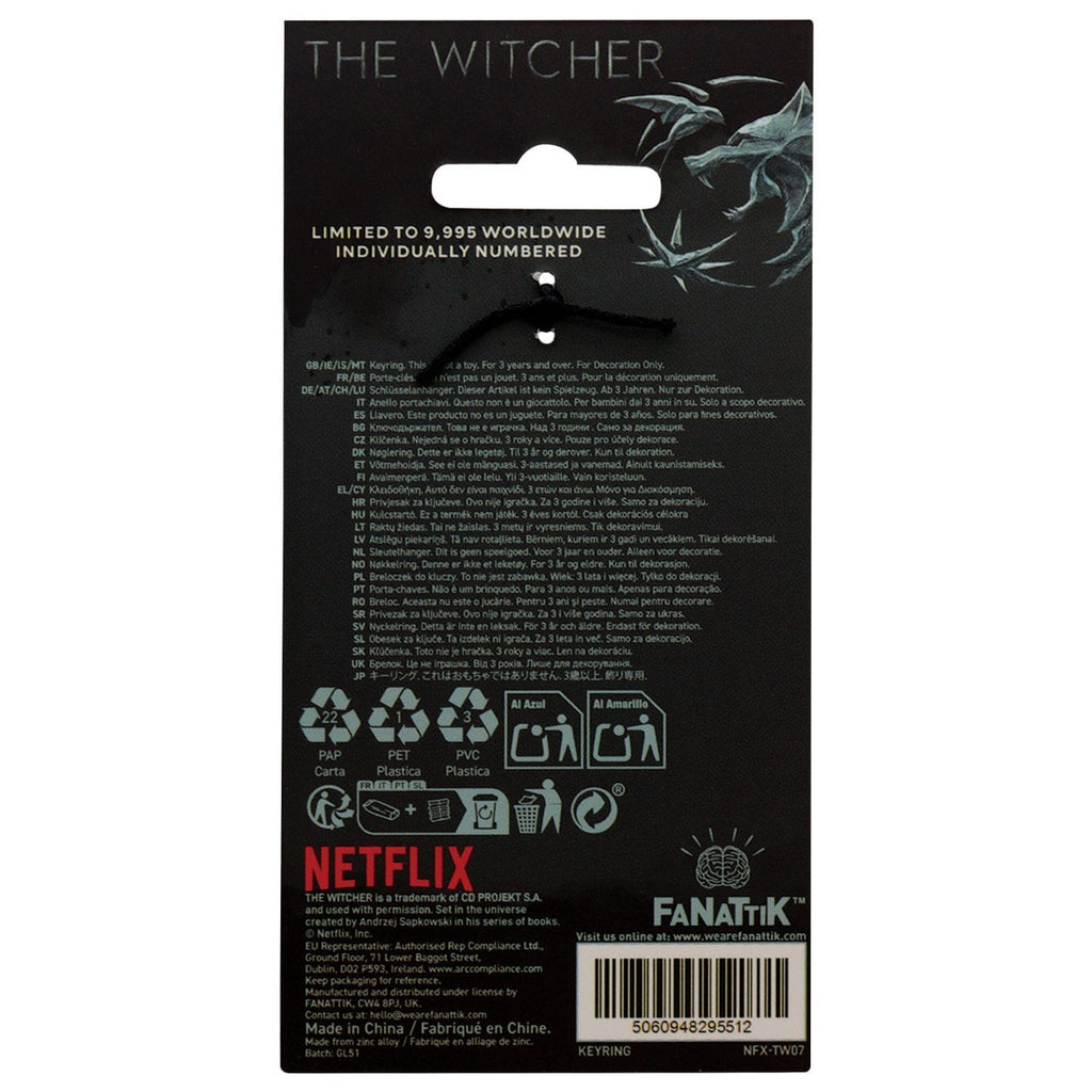 Product image The Witcher Keychain Witcher & Roach Limited Edition