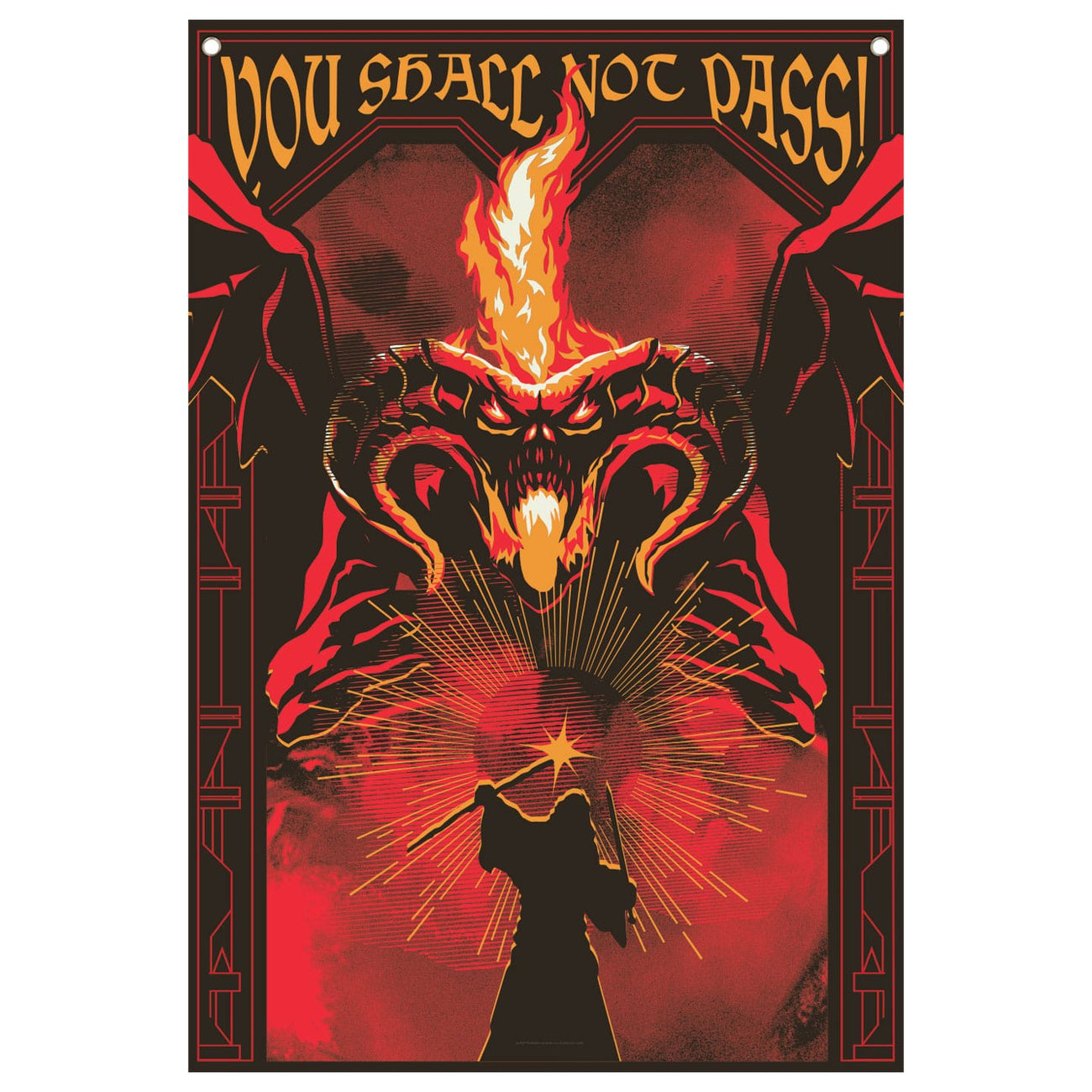 Product image Lord of the Rings Wall Hanging You shall not pass! 125 x 85 cm