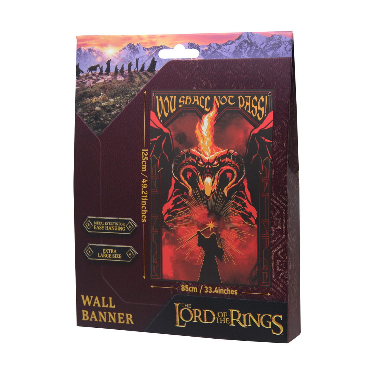 Product image Lord of the Rings Wall Hanging You shall not pass! 125 x 85 cm